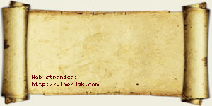 Tijana Zrenjanin vizit kartica